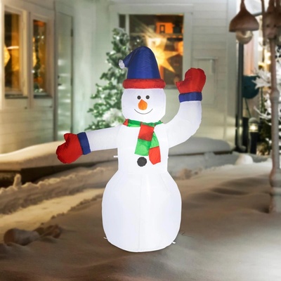 Nafukovací Snehuliak 180 cm s LED HI-54112
