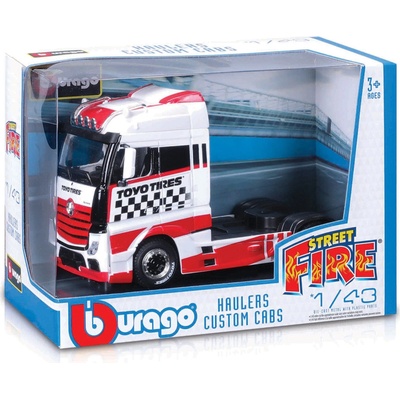 Bburago Autá Street Fire Haulers custom cabs 1:43 assort