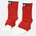 LEONE 1947 Наглезенки Leone Padded Ankle Guards Red - L