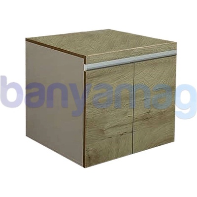 Banya M Долен шкаф за баня Лада 60 см, за комбинация с мивка над плот (bm-la6001f4-bm)