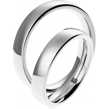 Blink Blink Klasické obrúčky oblé biele 50035 BL