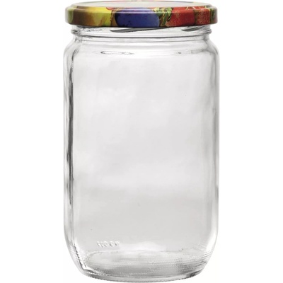 Gastro Zaváracie poháre skrutkovacie viečko s ovocným motívom 6 ks x 720ml