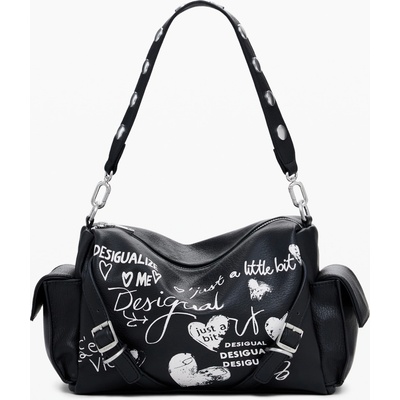Desigual štýlová dámska kabelka 28.0X20.0X10.0cm Čierna