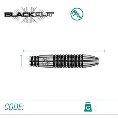 Steel Winmau BLACKOUT 24 g