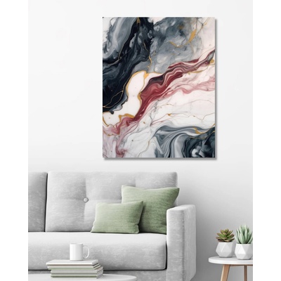 ZUTY Obrazy na stenu - Abstrakcia mramoru Rámovanie: bez rámu a bez vypnutia plátna, Rozmer: 40x50 cm