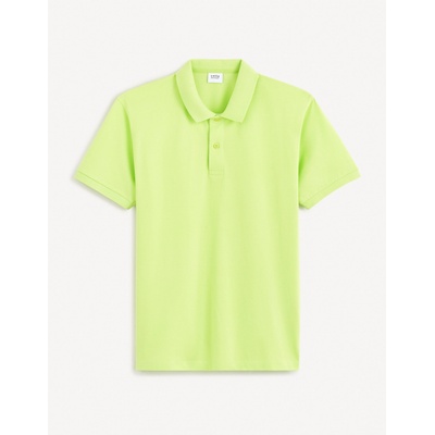 Celio Светлозелена мъжка поло риза Celio Teone Celio | Zelen | МЪЖЕ | S