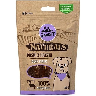 MR. BANDIT NATURALS kachní proužky 100% maso 80 g