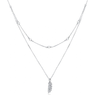 Mabell Dámsky strieborný náhrdelník SK221BSN208C45