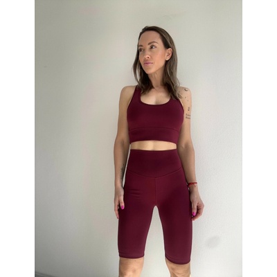 Sim Fashion hladké legíny Helia orgovánová fialová