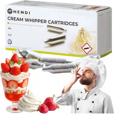 Hendi 586907 šlehačkové bombičky 50 ks – Zboží Mobilmania