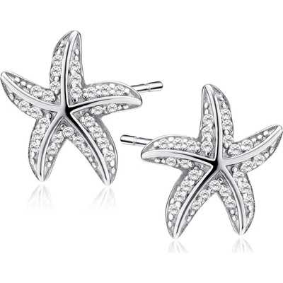 Olivie Stříbrné náušnice HVĚZDICE 9861