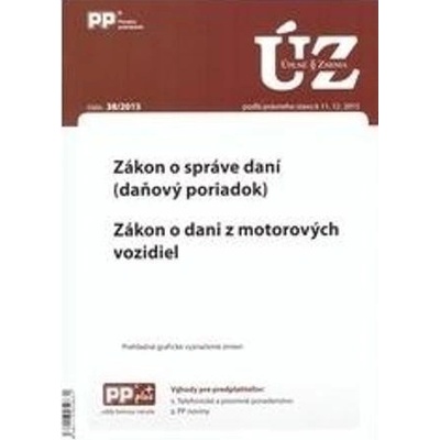 Úplne znenia zákonov 38-2015