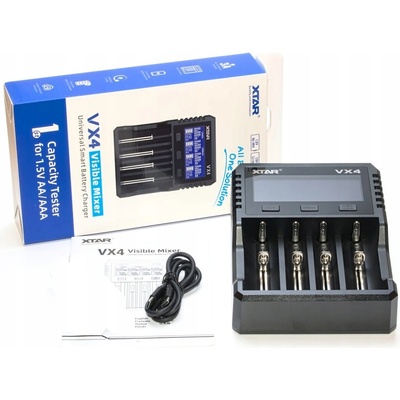 XTAR VX4 18650 / 32650 Li-ION / Ni-MH 4 kanály – Zboží Živě XTAR VX4 18650 / 32650 Li-ION / Ni-MH 4 kanály – Zboží Živě