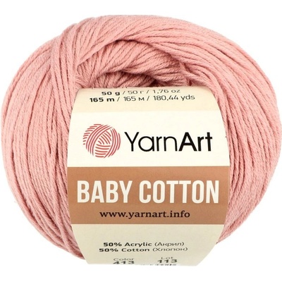 YarnArt Baby Cotton 413 svetlá ružová