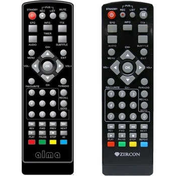 Zircon t-hd - оригинален дистанционен контрол (t-hd)