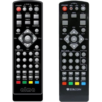 Zircon t-hd - оригинален дистанционен контрол (t-hd)