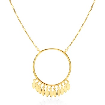 Image 1 of SAVICKI Колие с халка и капки Savicki: позлатено сребро