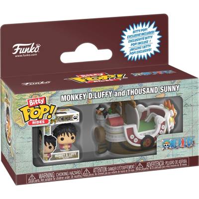 Funko Мини фигура Funko Bitty POP! Rides: One Piece - Monkey D. Luffy and Thousand Sunny (114014)
