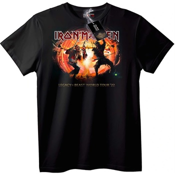 NOONEBRAND Тениска Iron Maiden Наследство на Звяра Турне - 2XL, White