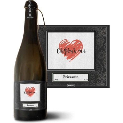 Sablio Chýbaš mi 2 Prosecco biele suché šumivé víno 10,5 % 0,75 l (holá fľaša)