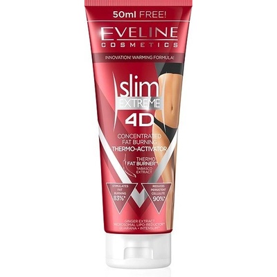 Eveline Cosmetics Slim Extreme 4D Termo aktivátor ke spalování tuku 250 ml – Zboží Dáma