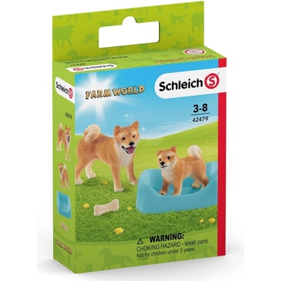 Schleich 42479 set sučka so šteniatkom Šiba inu