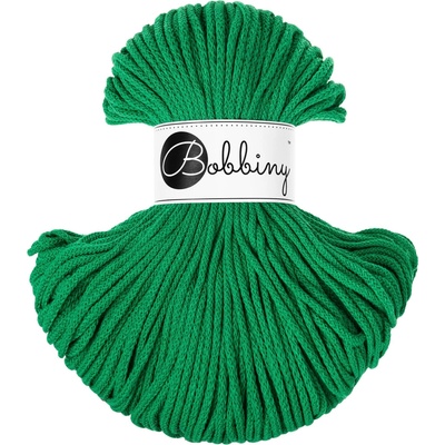 Bobbiny bavlněná šňůra JUNIOR 3mm Jade green