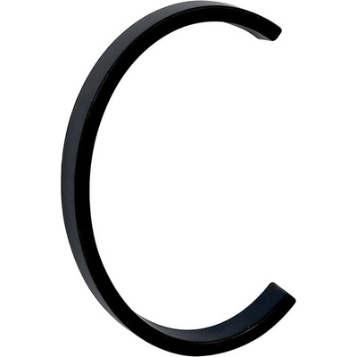 RN.125V.C.CE písmeno "C" čierne Čierna