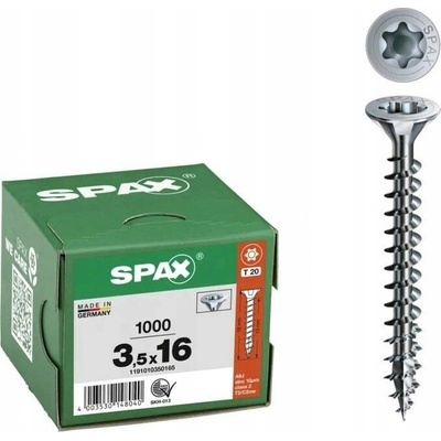 Spax Vrut zápustná hlava TXS W 4C MH 3,5 x 16 mm (1000 ks)