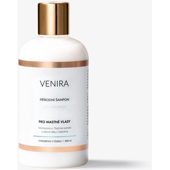 Venira prírodný šampón pre mastné vlasy kokos 300 ml