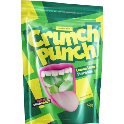 Crunch Punch Lemon Lime Starballs mrazem sušené bonbóny 50 g