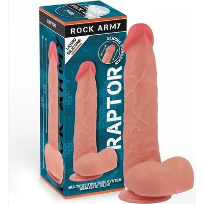 Rockarmy liquid silicone raptor 24 cm -o- 4.4 cm