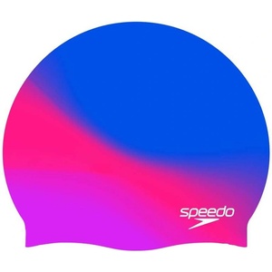 Speedo multicolour silicone cap junior синьо/розов