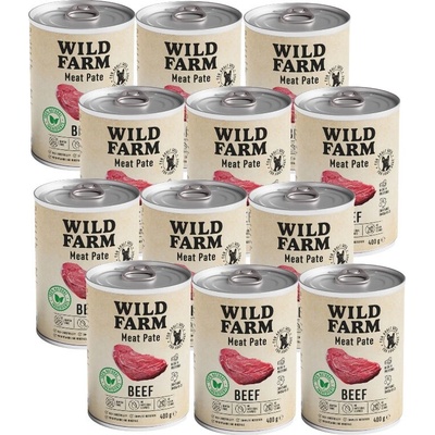 Wild Farm Pate Beef 12 x 400 g
