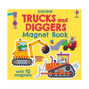 Trucks and Diggers Magnet Book (ISBN: 9781836054054)