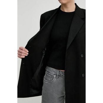 2NDDAY Сако 2NDDAY Herman в черно с двуредно закопчаване с изчистен дизайн 2251115120 (2251115120)