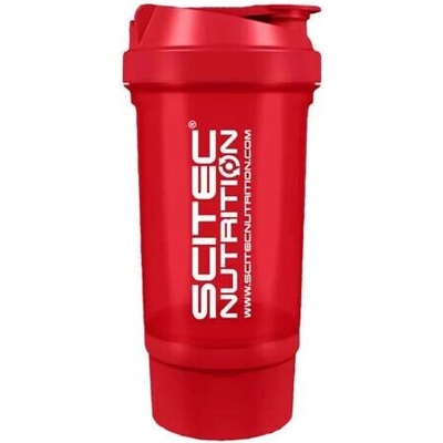 Scitec Nutrition Šejkr Traveller 500 ml, červená