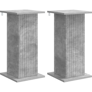 vidaXL Стойка за растения 2 бр. Бетонно сиво 30, 5 x 30 x 60, 5 см (899787)