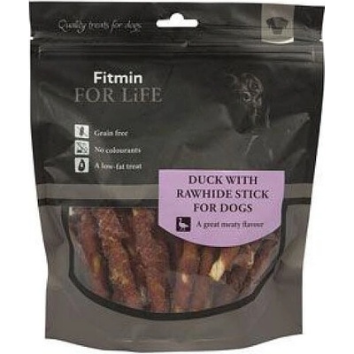 Fitmin For Life dog treat duck with rawhide stick 400 g