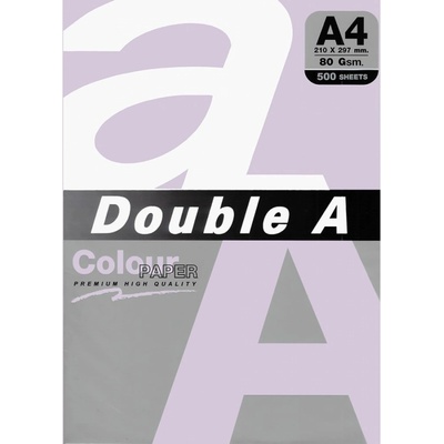Double A Цветна хартия Double A, A4, 500л, лилав