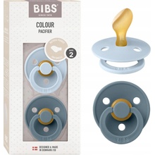 Bibs Colour anatomické cumlíky kaučuk 2ks Baby blue Petrol