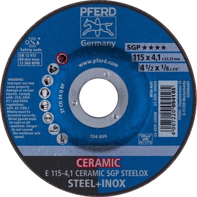 Pferd Brúsny kotúč 115 x 4,1 x 22,23 mm 4007220094105