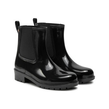 Tommy Hilfiger Flag Rainboot FW0FW08213 Černá
