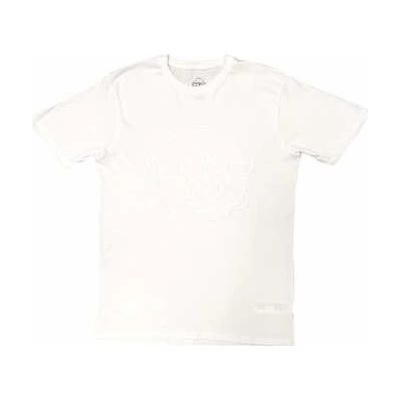 Fleetwood Mac Hi-build t-shirt Classic Logo white-on-white