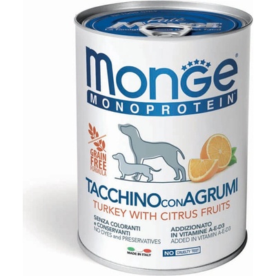 Monoprotein Pate Dog Turkey and Citrus Fruits пастет за кучета - 0.4кг