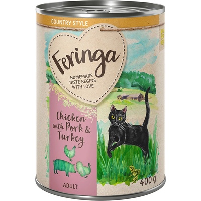 Feringa Country Style Menu kuracie bravčové morčacie 6 x 400 g