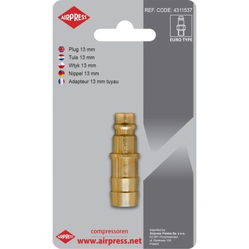 Airpress Съединител за маркуч 13 мм Евро 4311537 (4311537)