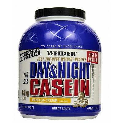 WEIDER Protein 100% Casein, - vanilka-smotana 1800 g