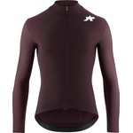 ASSOS Мъжка фланелка с дълъг ръкав за колоездене ASSOS Mille GT Spring Fall Jersey S11 Cycling jersey - Mulberry Brown (056-4304-0311)