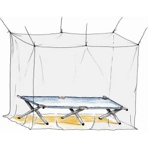 BasicNature Classic Mosquito net Solo, Mesh 225 (500450)